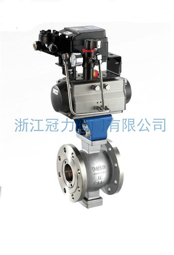 V型球閥：零部件少，使用操作方便！
